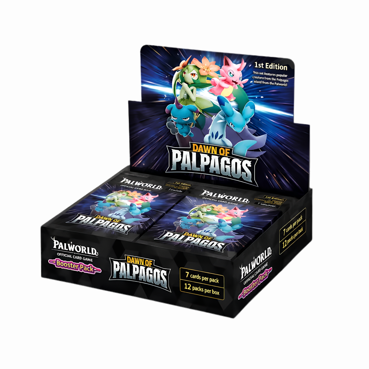 Palworld Official Card Game — Dawn of Palpagos Booster Box First Edition