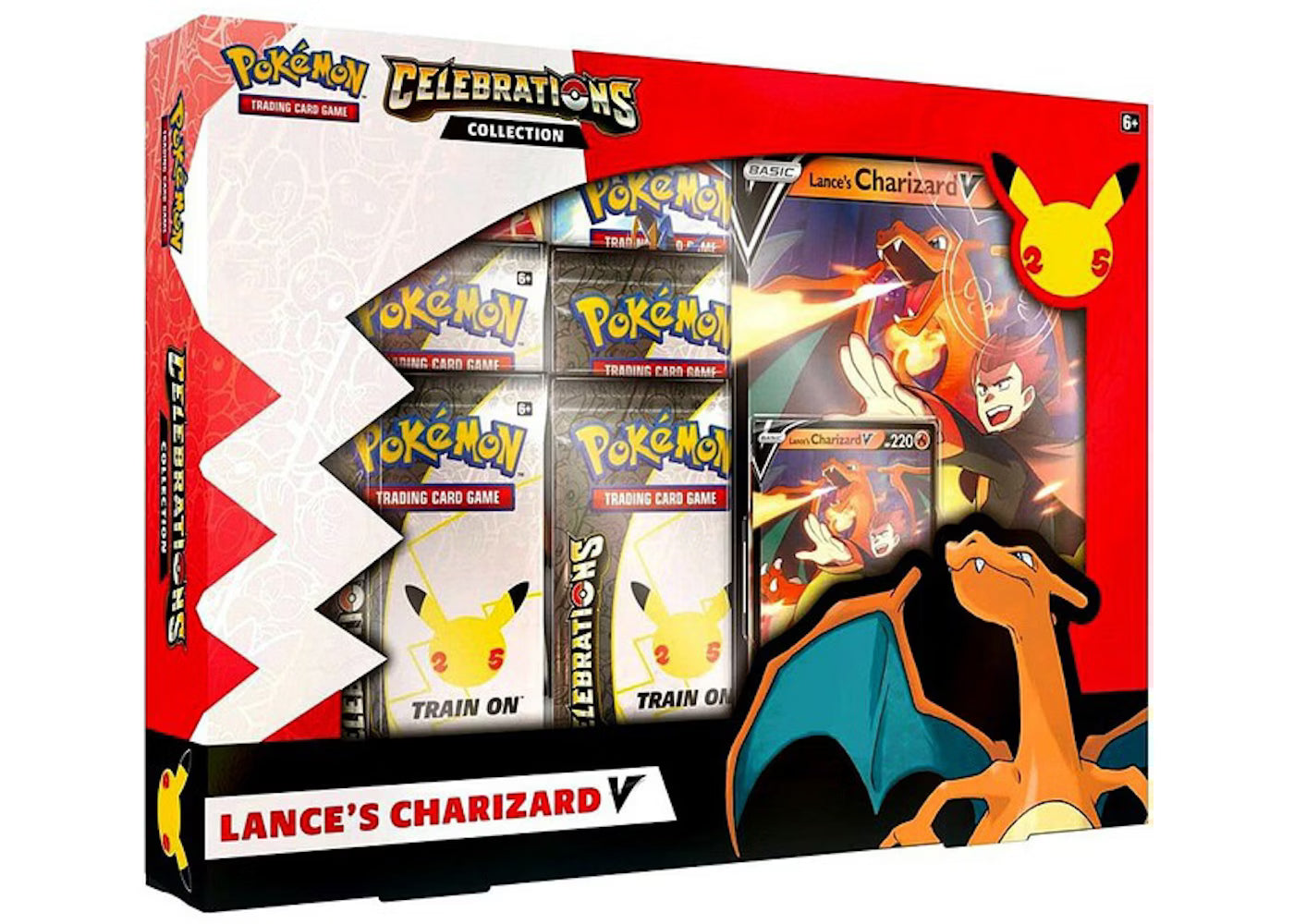 Pokemon TCG: Celebrations – Lance’s Charizard V Collection (25th Anniversary)