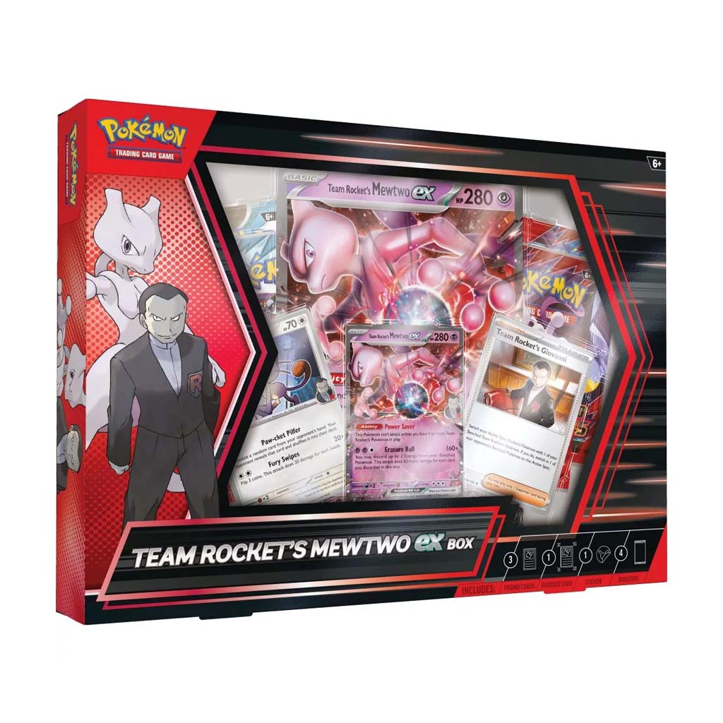 Pokemon TCG: Team Rocket – Mewtwo ex Box
